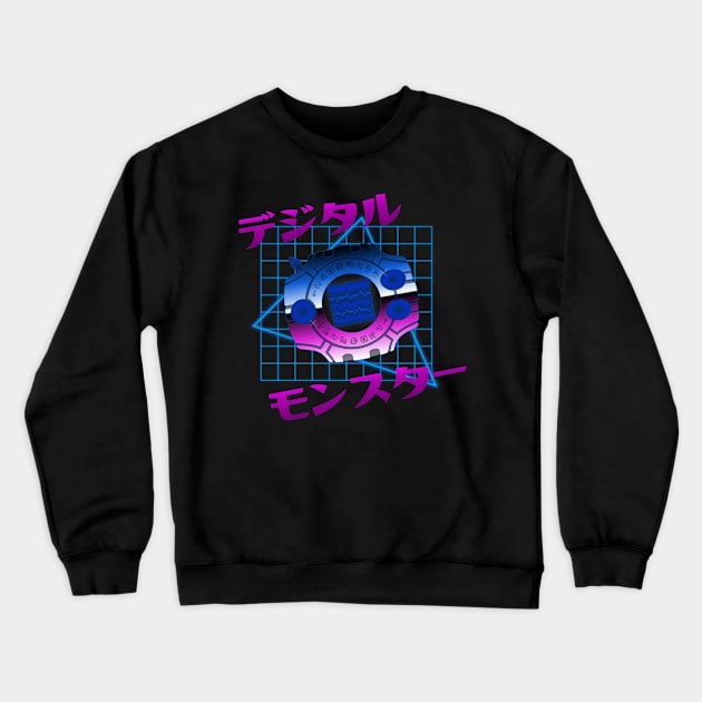 80_s Digivice Crewneck Sweatshirt by cristello Jamie